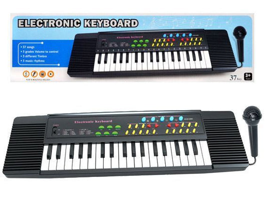 Kids Electronic Keyboard with Microphone – 37 Keys Musical Piano Toy