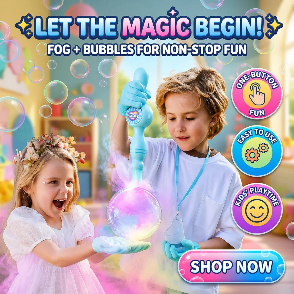Fog Bubble Machine for Kids