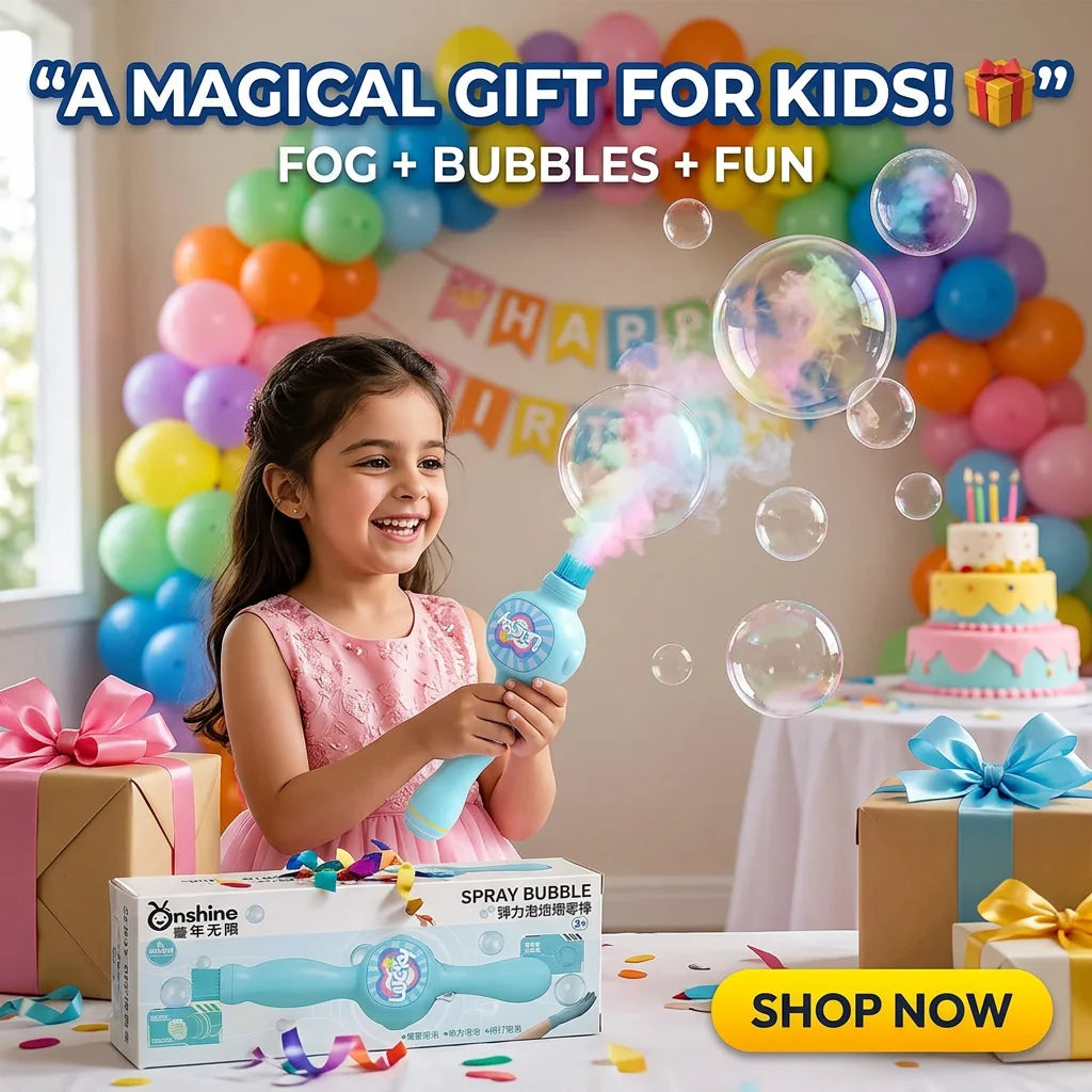 Fog Bubble Machine for Kids