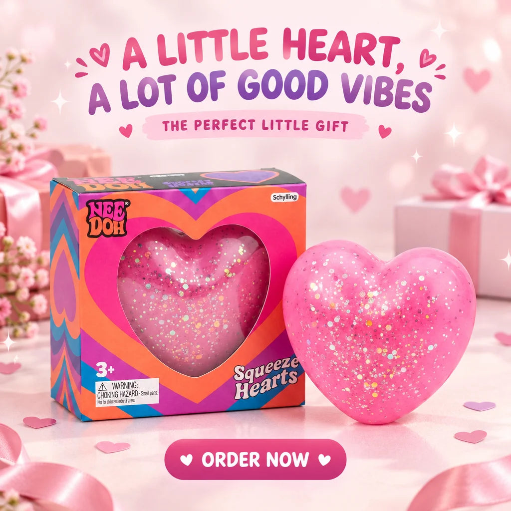 Glitter Heart Shaped Squishy