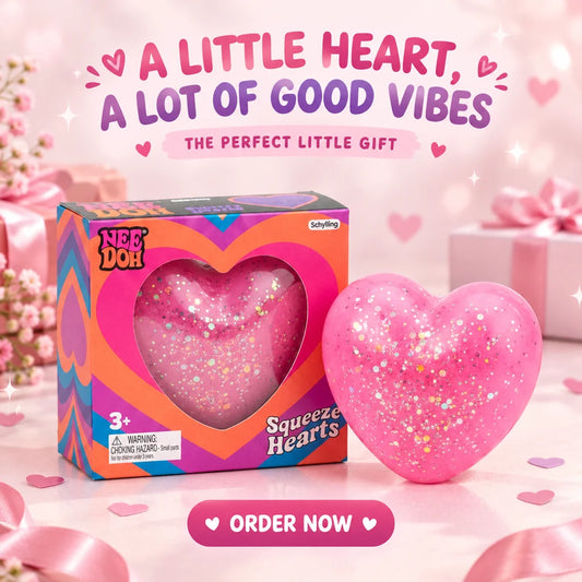 Glitter Heart Shaped Squishy