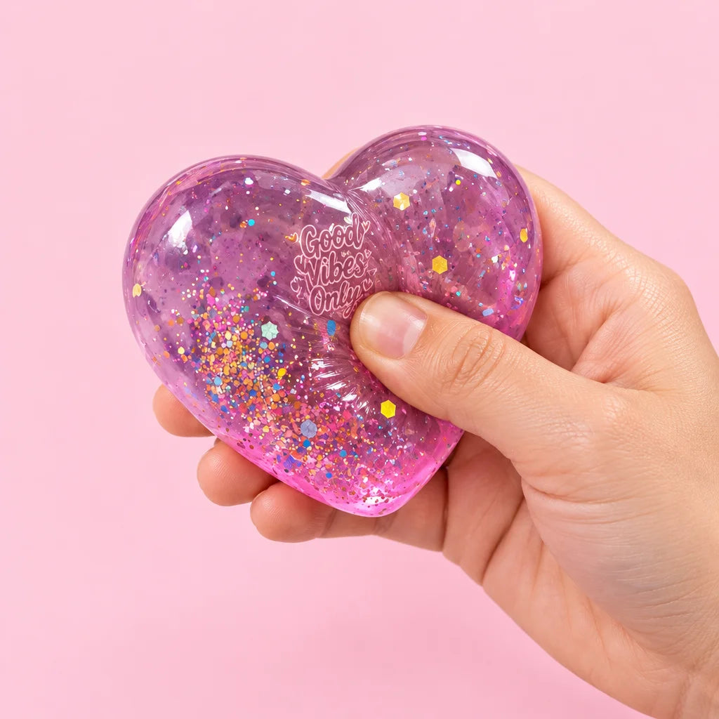 Glitter Heart Shaped Squishy