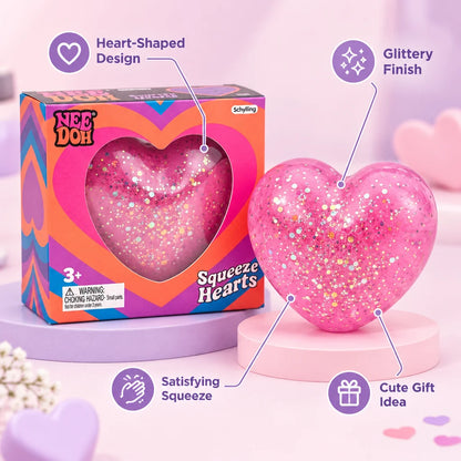 Glitter Heart Shaped Squishy