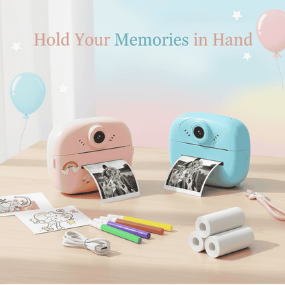 Mini Camera Printer – Instant Digital Camera & Printer for Kids