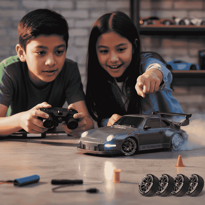 1.24 Scale High-Speed Porsche 4WD RC Drift Car 20KMH