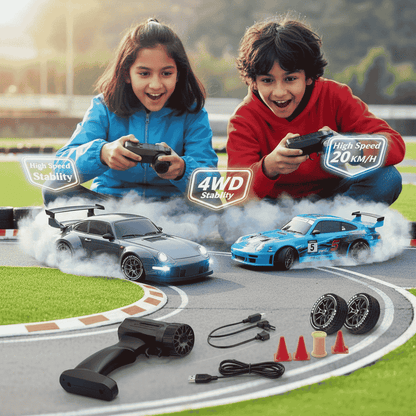 1.24 Scale High-Speed Porsche 4WD RC Drift Car 20KMH