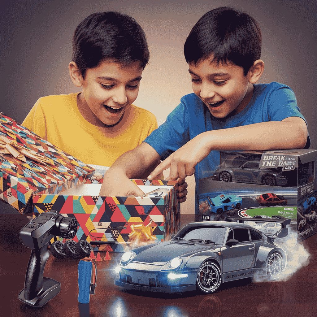 1.24 Scale High-Speed Porsche 4WD RC Drift Car 20KMH