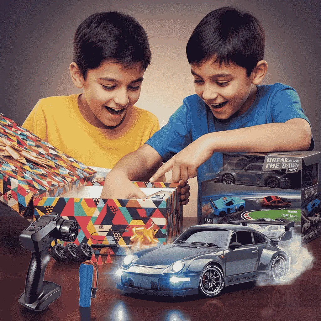 1.24 Scale High-Speed Porsche 4WD RC Drift Car 20KMH