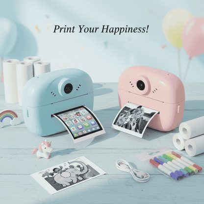 Mini Camera Printer – Instant Digital Camera & Printer for Kids