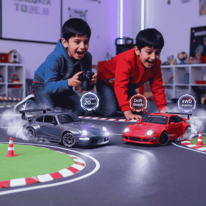 1.24 Scale High-Speed Porsche 4WD RC Drift Car 20KMH