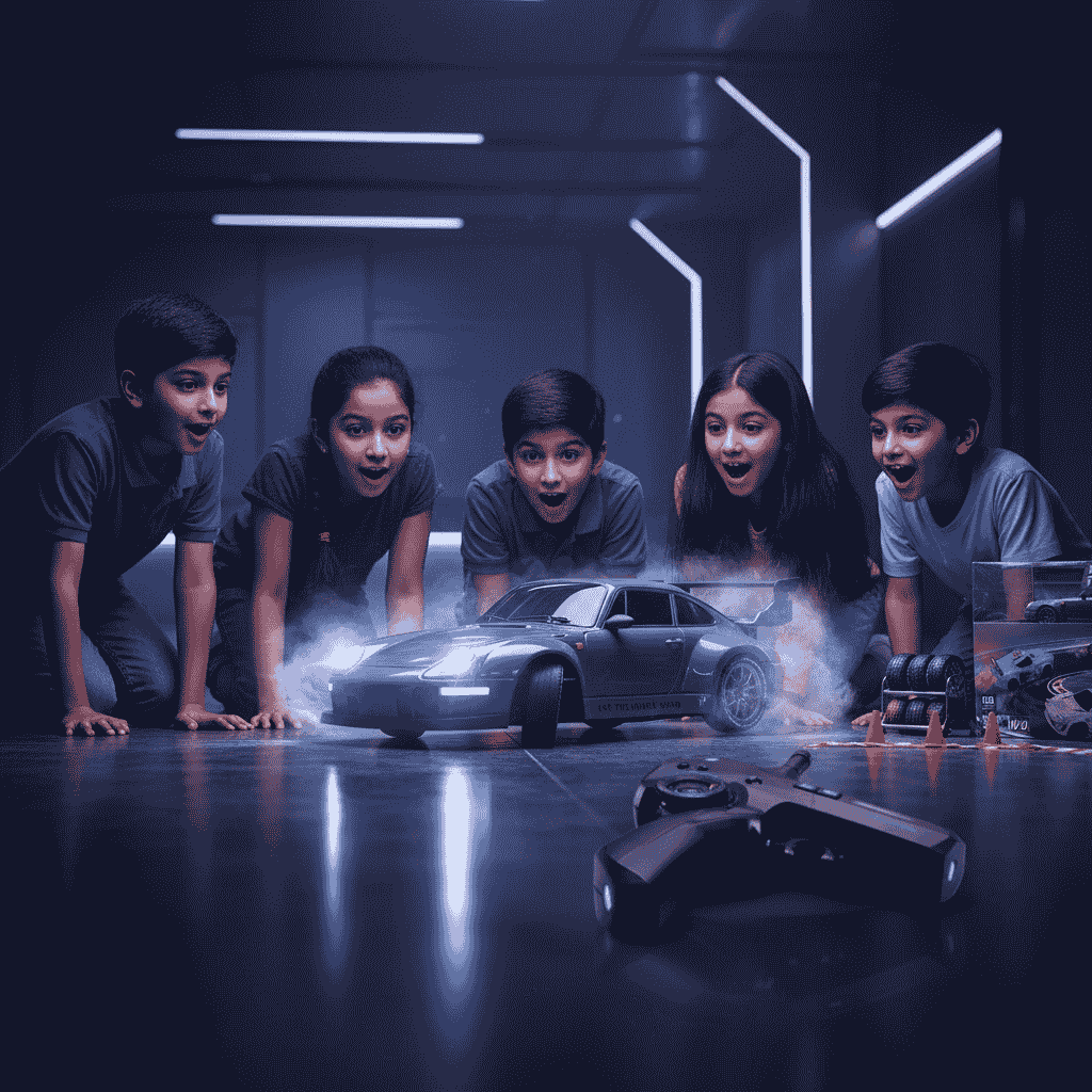 1.24 Scale High-Speed Porsche 4WD RC Drift Car 20KMH