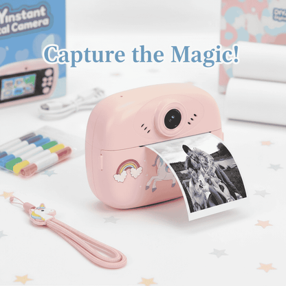 Mini Camera Printer – Instant Digital Camera & Printer for Kids