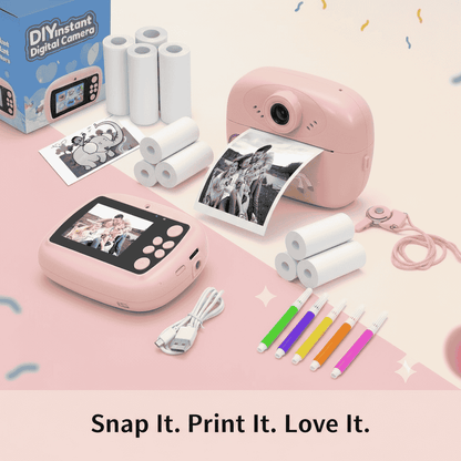 Mini Camera Printer – Instant Digital Camera & Printer for Kids