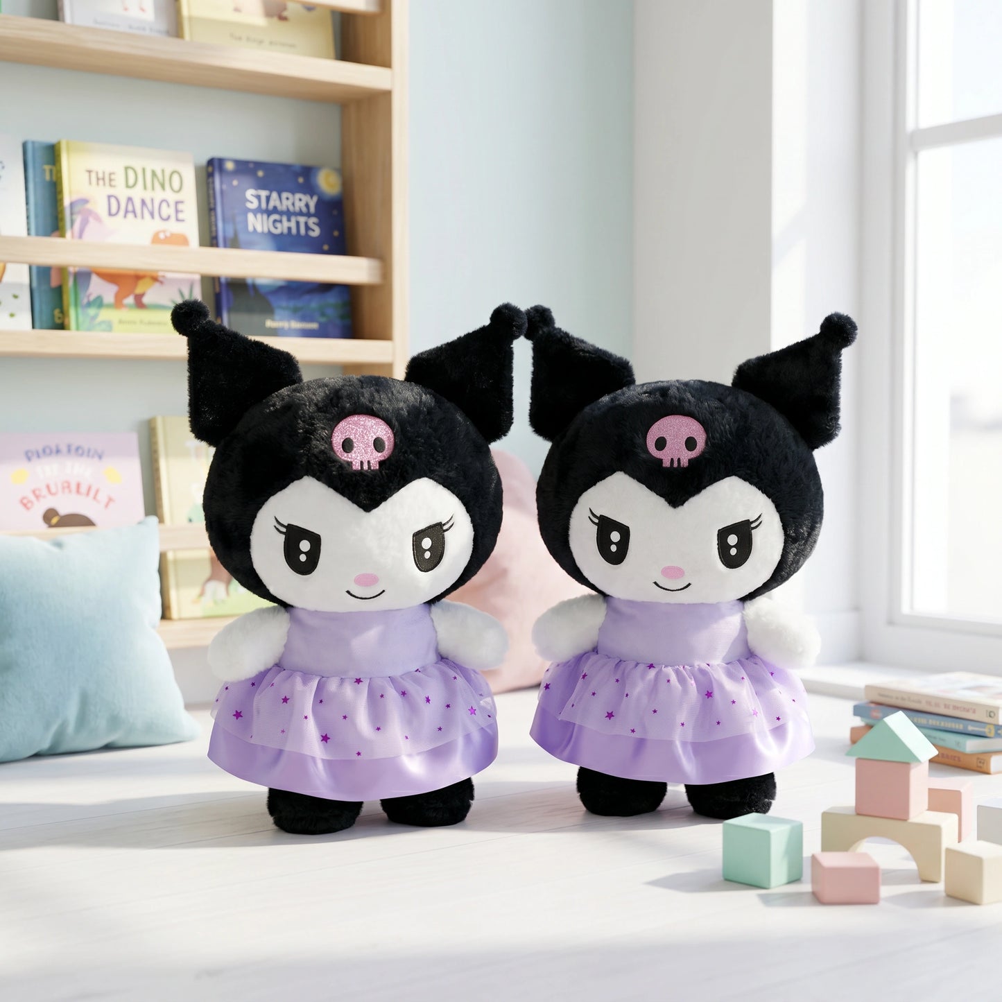 Cute Gothic Princess Plush Doll – Soft Stuffed Character Toy
