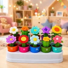 Baby Shape Sorting & Matching Flower Pot Toy