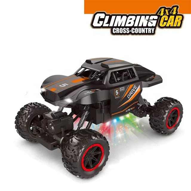 2.4GHz RC 4x4 Off-Road Climbing Spray Truck – Remote Control Monster Truck with Lights & Sound