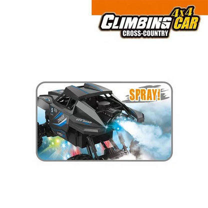 2.4GHz RC 4x4 Off-Road Climbing Spray Truck – Remote Control Monster Truck with Lights & Sound