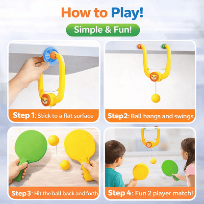 Hanging Table Tennis Portable Paddles Game- 1 & 2 player