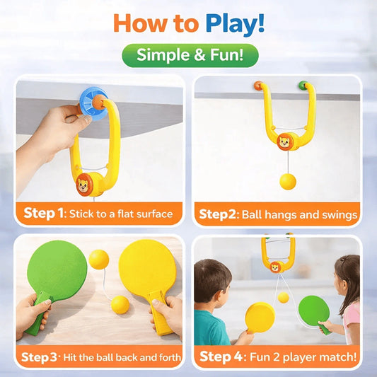 Hanging Table Tennis Portable Paddles Game- 1 & 2 player