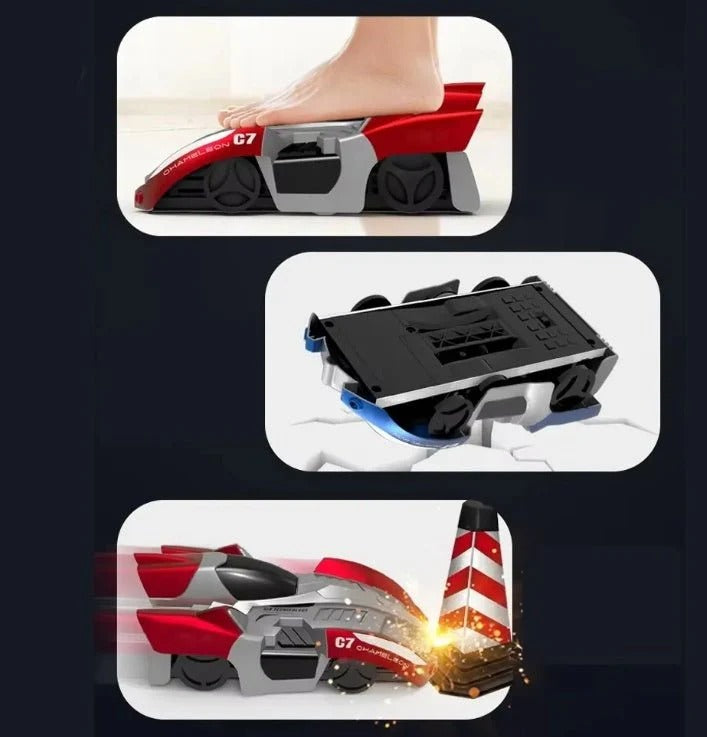 RC Wall Climbing Car – Gravity-Defying Remote Control Stunt Car with LED Lights