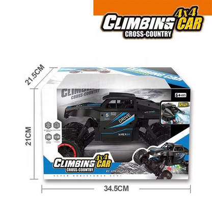 2.4GHz RC 4x4 Off-Road Climbing Spray Truck – Remote Control Monster Truck with Lights & Sound
