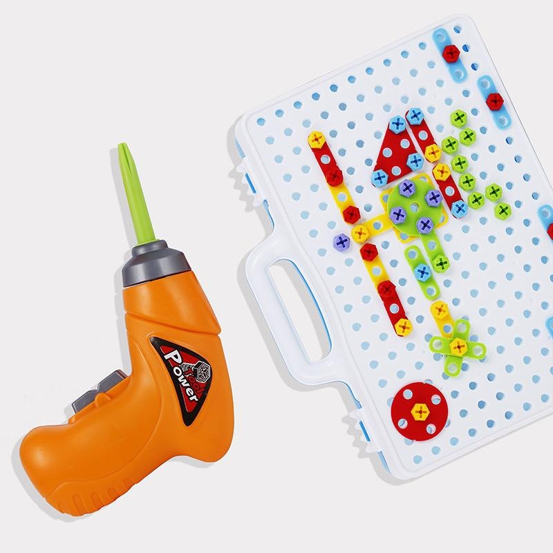Creative Tool Set Puzzle Toy – DIY Building & Screw Tool STEM Educational Set for Kids