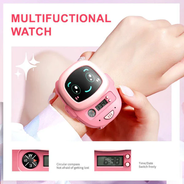 Kids Walkie Talkie Watch – Two-Way Radio with Flashlight & Compass