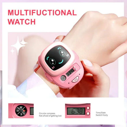 Kids Walkie Talkie Watch – Two-Way Radio with Flashlight & Compass