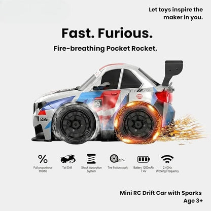RC Mini BMW M4 Spark Drifting Car