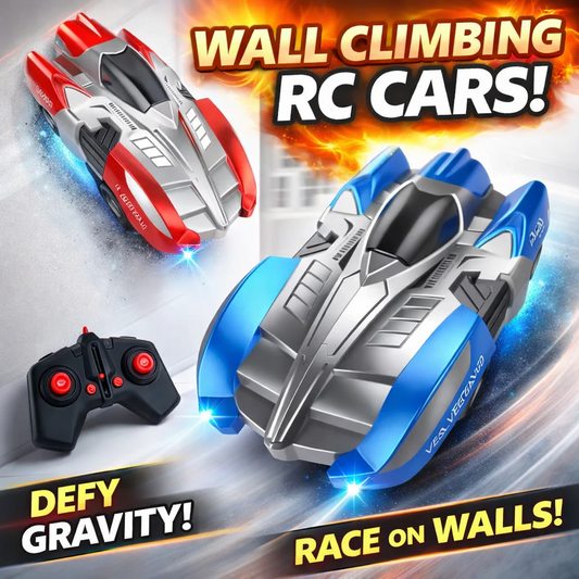 RC Wall Climbing Car – Gravity-Defying Remote Control Stunt Car with LED Lights