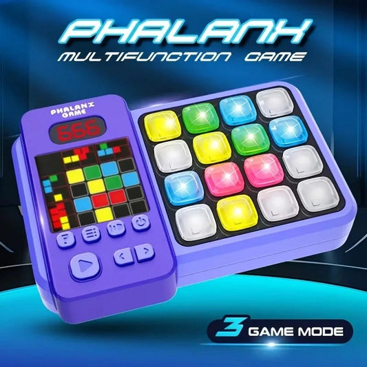 Phalanx Multifunction Logic Puzzle Electronic Game – LED Brain Training Puzzle Toy