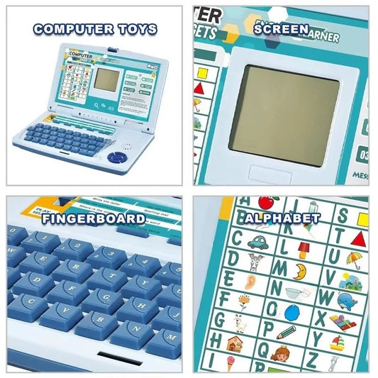 Kids English Learning Laptop – Educational Toy Computer with Interactive Activities