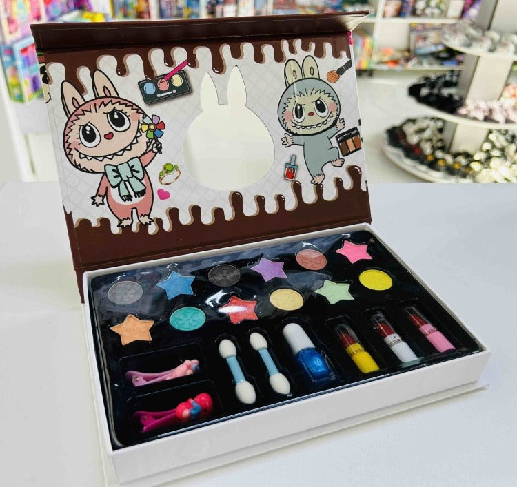 Stitch Kids Makeup Set – 20-Piece Beauty Kit with Mirror & Carry Case