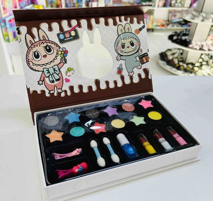 Stitch Kids Makeup Set – 20-Piece Beauty Kit with Mirror & Carry Case