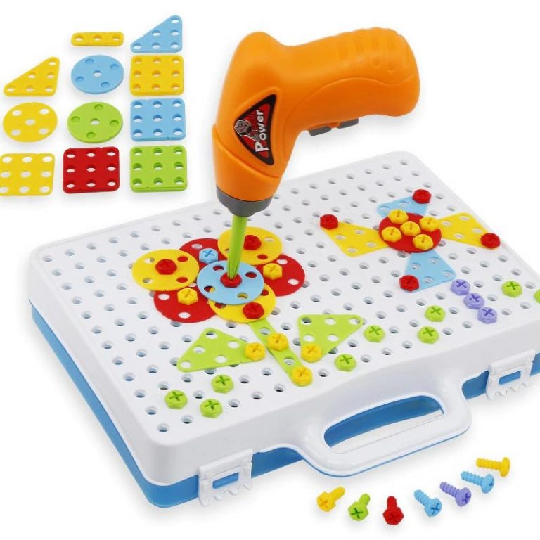 Creative Tool Set Puzzle Toy – DIY Building & Screw Tool STEM Educational Set for Kids