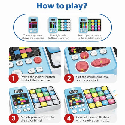 Phalanx Multifunction Logic Puzzle Electronic Game – LED Brain Training Puzzle Toy