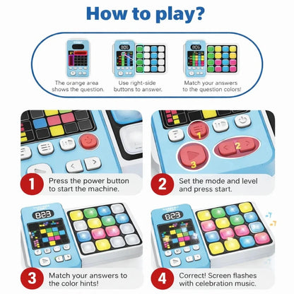 Phalanx Multifunction Logic Puzzle Electronic Game – LED Brain Training Puzzle Toy