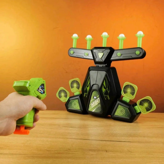 Target Shoot Hover Ball Shooting Game Set With Blaster