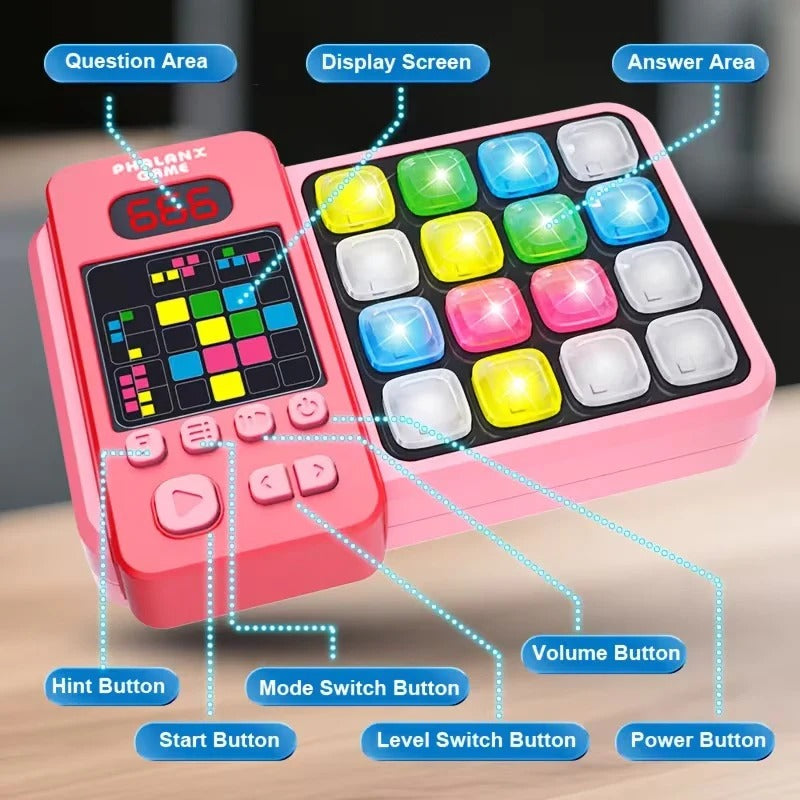 Phalanx Multifunction Logic Puzzle Electronic Game – LED Brain Training Puzzle Toy
