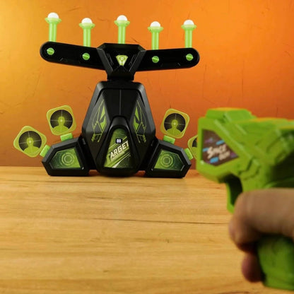 Target Shoot Hover Ball Shooting Game Set With Blaster