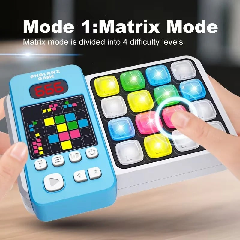 Phalanx Multifunction Logic Puzzle Electronic Game – LED Brain Training Puzzle Toy