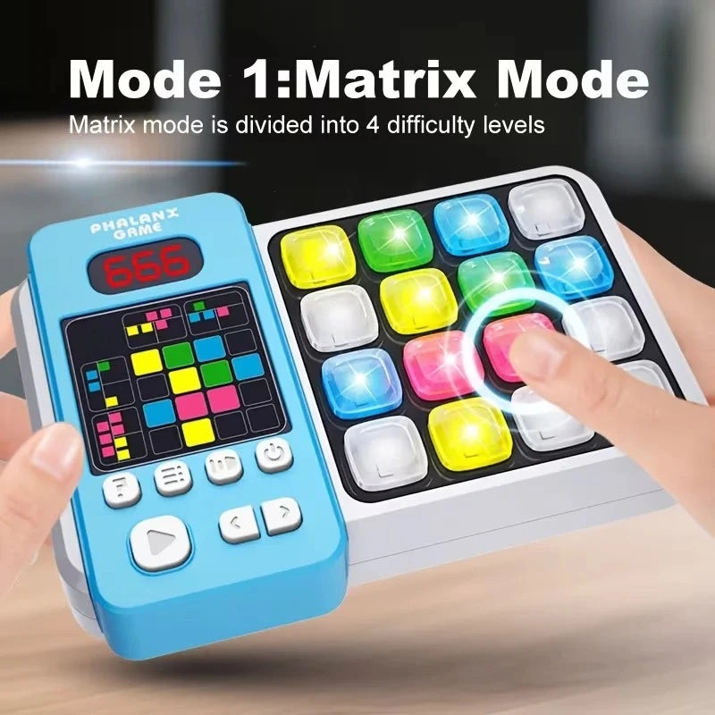 Phalanx Multifunction Logic Puzzle Electronic Game – LED Brain Training Puzzle Toy