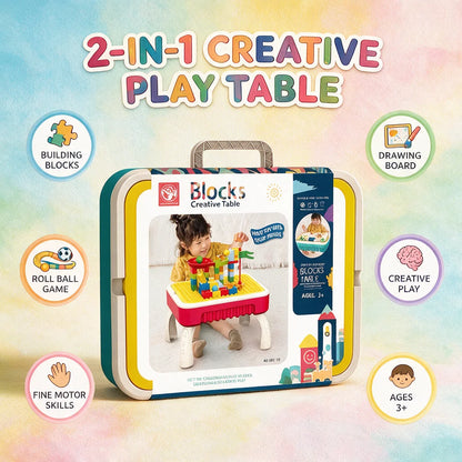 2-in-1 Multi-functional Blocks Creative Table