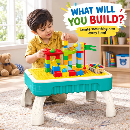 2-in-1 Multi-functional Blocks Creative Table