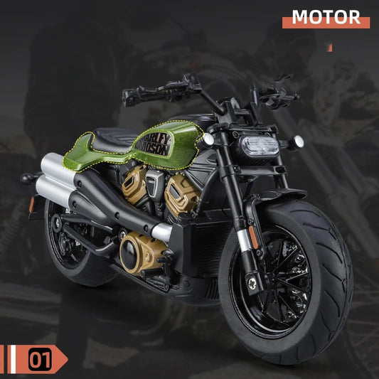 Diecast 1:12 Harley Davidson Bike