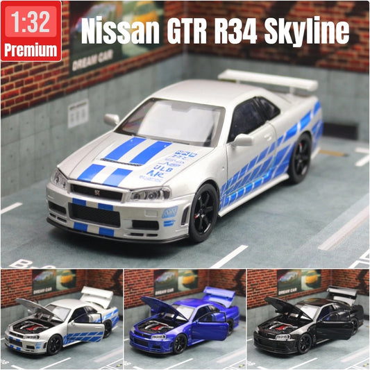 Diecast 1:32 Nissan Skyline GTR R34