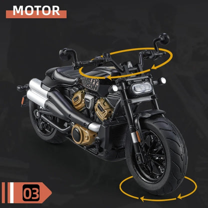Diecast 1:12 Harley Davidson Bike