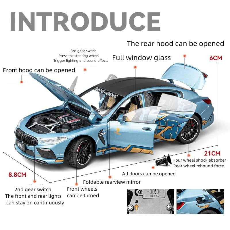 Diecast 1:24 BMW M8