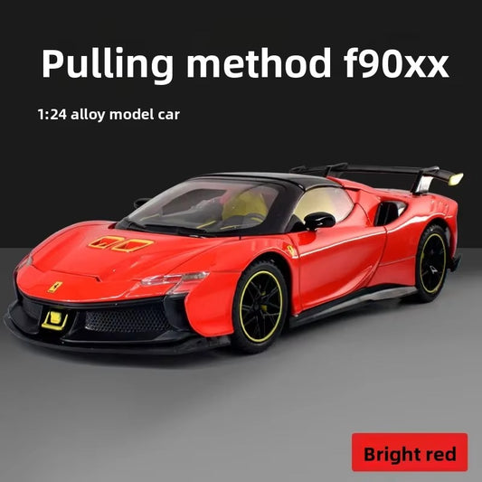 1:24 Ferrari SF90XX Stradale Alloy Diecast Car Model – Luxury Display Collectible Toy