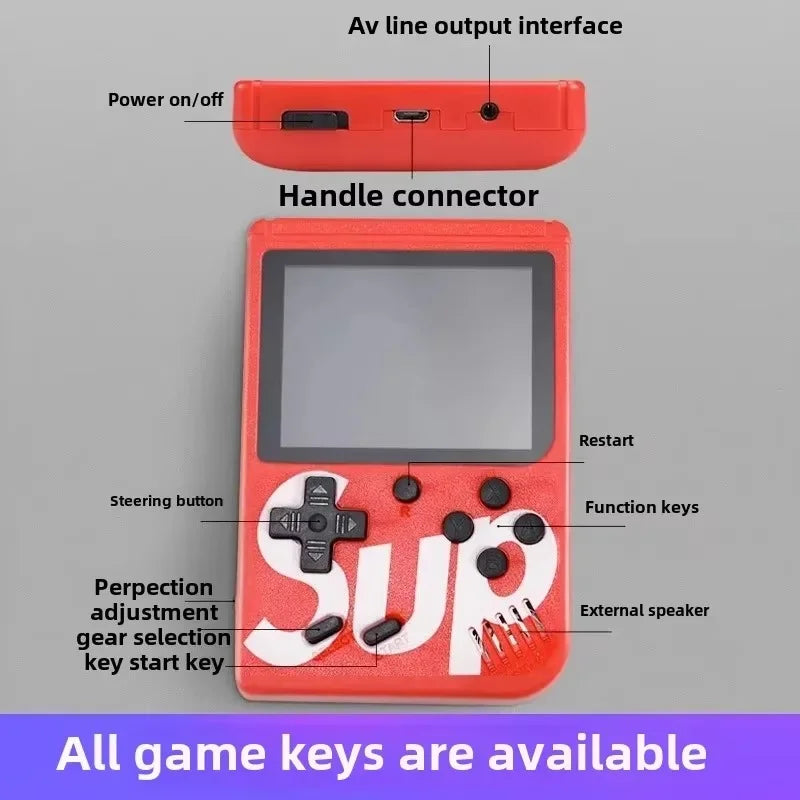 400-in-1 SUP Game Console – Retro 8-Bit Portable Gaming